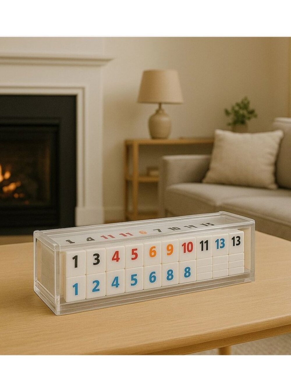 Luxury Acrylic Rummikub – Modern Home Decor Game Set